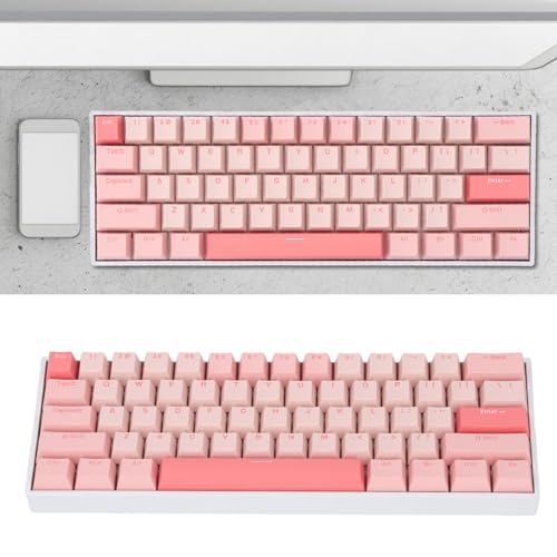 Teclado Mecánico ciciglowvqanp254hw 60% RGB Bluetooth miniatura 5
