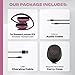 PowerLocus Bluetooth Over-Ear Headphones, Wireless Stereo Foldable Headphones Wireless and Wired Headsets with Built-in Mic, Micro SD/TF, FM for iPhone/Samsung/iPad/PC (Purple)