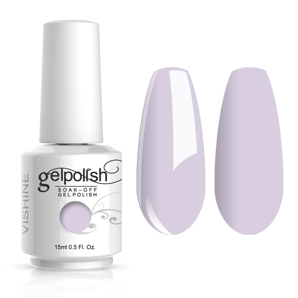 Vishine - Esmalte de uñas, semipermanente, en gel, UV, led, para manicura, Oldlace (1324)