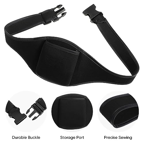 DEARMAMY Microphone Belt With Anti-fall Strap Microphone Belt Bag Adjustable Waist Bag Neoprene Microphone Bag For Fitness Instructors Talking In - Image 3