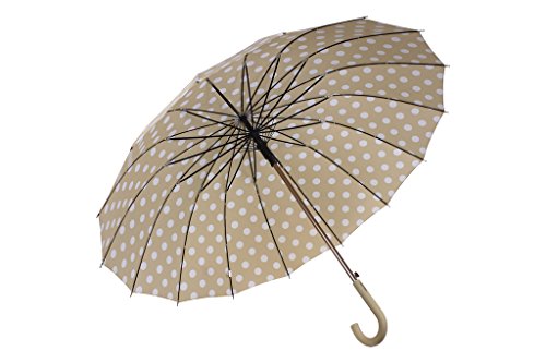 Preisvergleich Produktbild COFAN 80010605 Damen Regenschirm beige Mod Leysan Durchmesser 110 cm