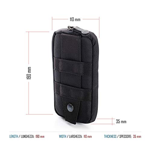 Poche smartphone modulaire Q LAB Design Loader 5,5" noire imperméable