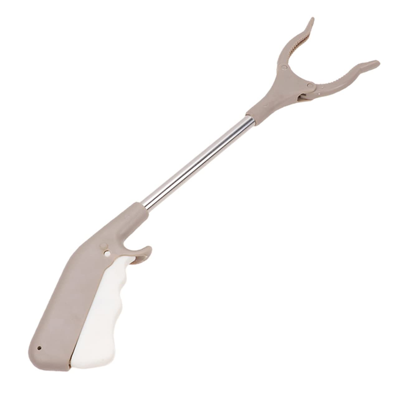 FRCOLOR Clip Picker Litter Picker Outdoor Garbage Clips Stainless Steel Tongs Metal Trash Gripper Rubbish Grabber Trash Grabber Garbage Folder Handheld Tong Metal Clip Plastic Foldable