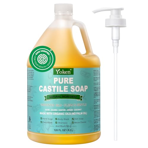 Castile Liquid Soap (1 Gallon Unscented)