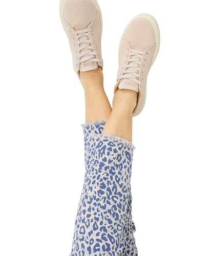 Jean léopard Raphaela Lavina franges denim avec finitions texturées uniques