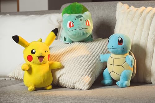 Bandai - Pokémon - Peluche Carapuce (Squirtle) - Peluche 30 cm Toute Douce - JW0058