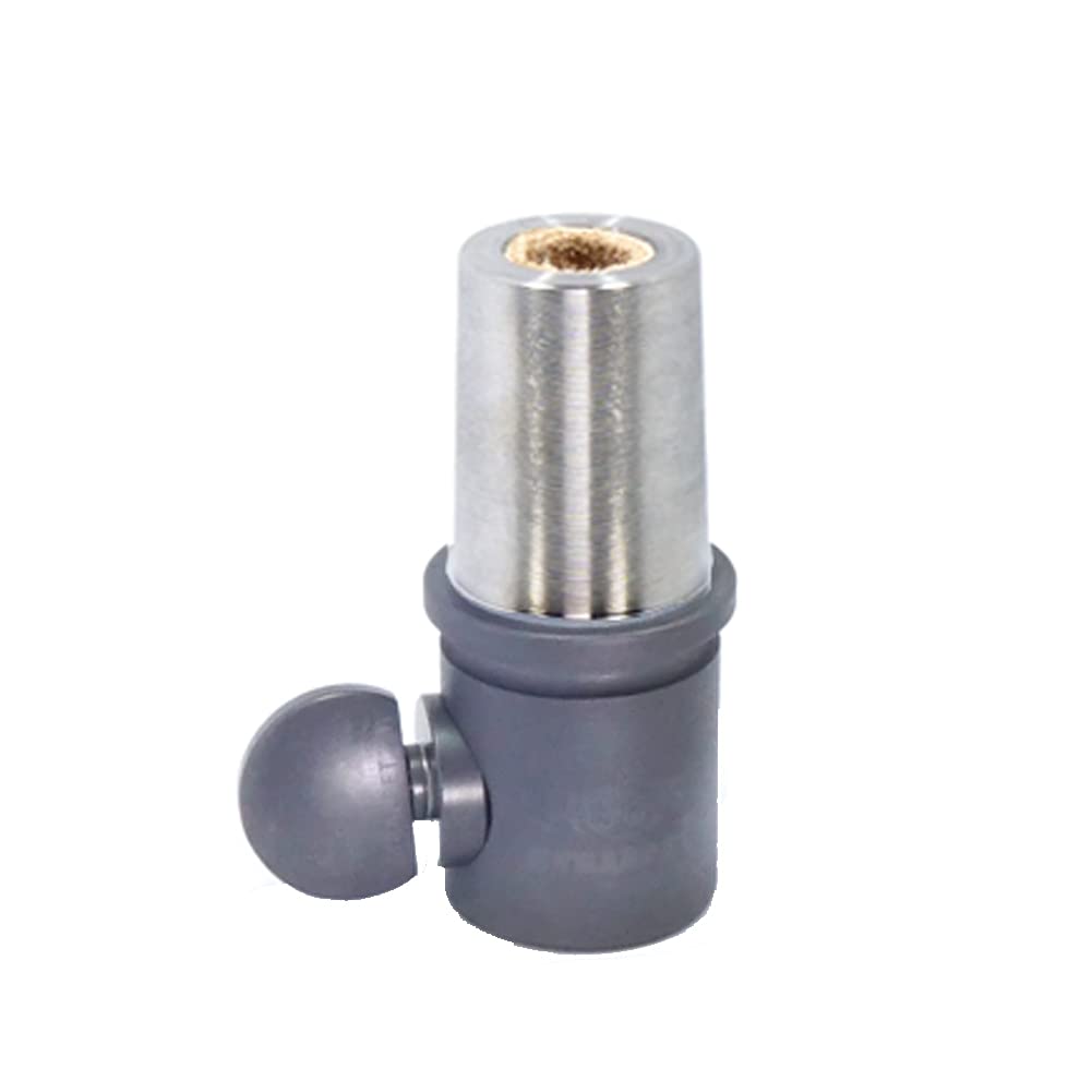 STRADPET Cello Titanium End Button and Lock Cylinder for Diameter 10mm Endpin (25mm, Gray)