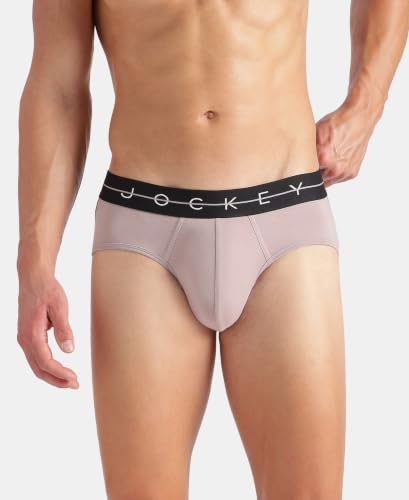 Image of Jockey NY15 Men Super Combed Cotton Elastane Stretch Solid Brief with Ultrasoft Waistband (Pack of 2)