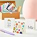 Sustainable Greetings: 72-Pack All Occasion Mini Notecards with Envelopes and 24 Assorted Stickers, 2.5x2.5 Inches, Multicolored