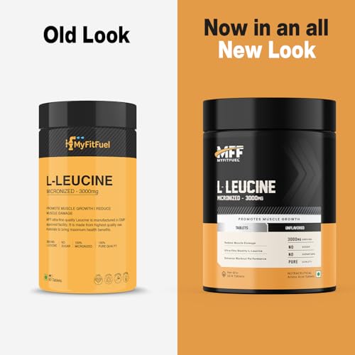 Image of MyFitFuel L-Leucine (3000mg) Amino Acid, 120 Tablets