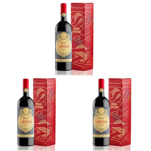 CHRISTMAS EDITION | MASI \CAMPOFIORIN\ 2022 | Rosso Verona IGT | 750 ml | Geschenkverpackung (Packung mit 3)