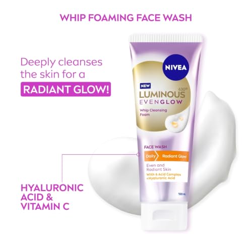 Image of NIVEA Luminous Even Glow Whip Foam Face Wash 100 ml