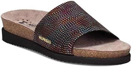 Mephisto Women's Hanik Slide Sandal, Black Kaleido, 12 | Image 3