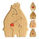 Un symbole chaleureux de l'affection familiale : La forme de l'ours évoque la chaleur, l'attention et la protection. Ce puzzle est non seulement une décoration, mais aussi un cadeau qui symbolise l'affection et l'amour de la famille. Qu'il soit offert à une mère, un père, une grand-mère ou à toute la famille, il transmettra un profond sentiment de gratitude et deviendra un précieux souvenir. Ce puzzle incarne l'amour et l'intimité entre les membres de la famille. Chaque fois que vous le verrez, vous penserez aux moments chaleureux passés en famille.