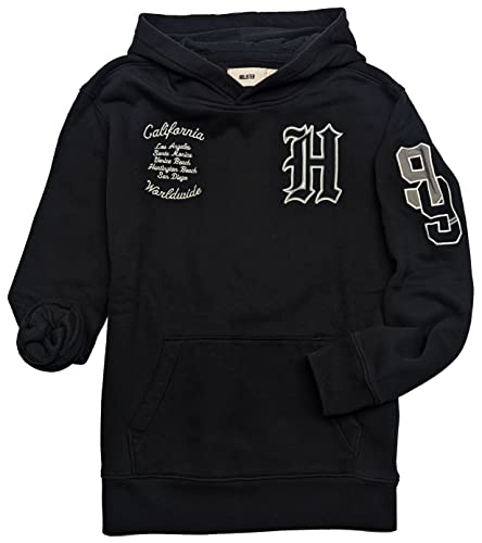 Hollister Men's Logo Graphic Zip or Pullover Soft Fleece Hoodie HOM-25 (Small, 1575-900)