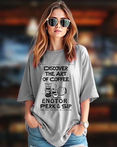 Image of AUSK Oversized T-Shirt for Womens || Graphic Front Printed Loose fit Womens Tshirt