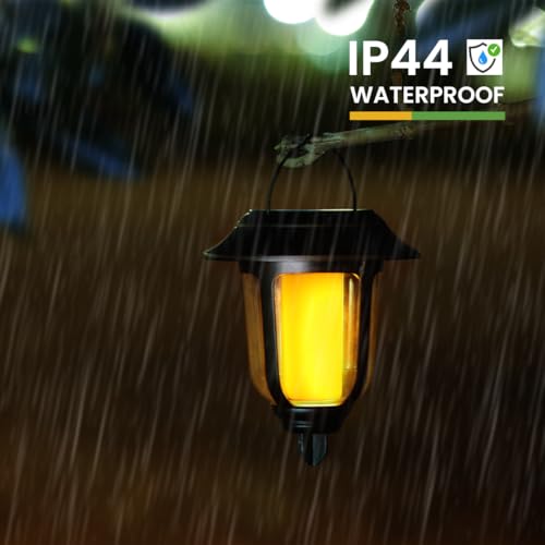 hardoll Solar Light Outdoor Garden Waterproof, Solar Lights for Home Outdoor, Warm White Solar Garden Pathway Lights, Easy DIY Installation, IP44... - Image 4