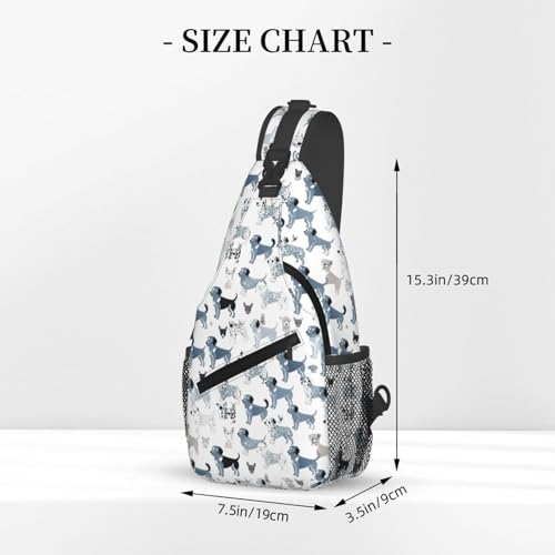 Mochila cruzada con estampado de perro Dachshund miniatura 3