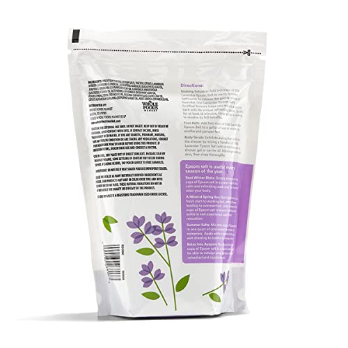365 by Whole Foods Market, Epsom Salt Soaking Solution, Lavender, 48 Ounce