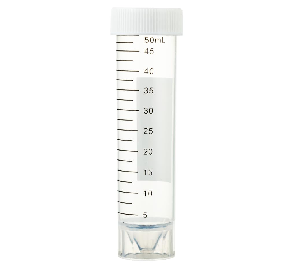 neoLab Zentrifugenröhrchen 50 ml aus Polypropylen, steril, mit Stehrand und Graduierung, 500 Stück
