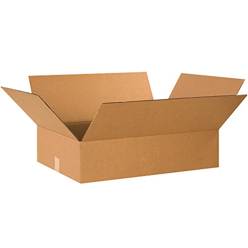Image of TAPE LOGIC 24x18x6 Flat Corrugated Boxes, Flat, 24L x 18W x 6H, Pack of 20 | Shipping, Packaging, Moving, Storage Box for Home or Business, Strong Wholesale Bulk Boxes