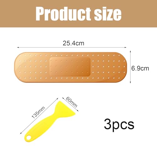 DHWEKU Aufkleber pflaster Auto, 2 Pcs autoaufkleber lustig 25 * 7cm Lustige Verband Auto Aufkleber und Aufkleber Auto Dekoration Aufkleber Auto Aufkleber für Dents Bump