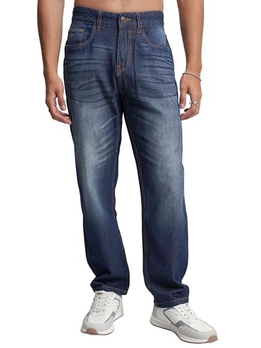 Image of Highlander Men's Straight Fit Jeans | Stretchable | Everyday Comfort & Style| Jeans for Man