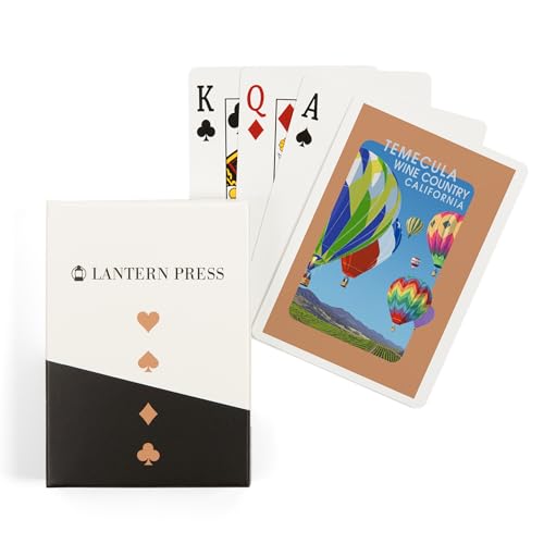 Baraja de cartas Lantern Press Temecula Poker 52 cartas