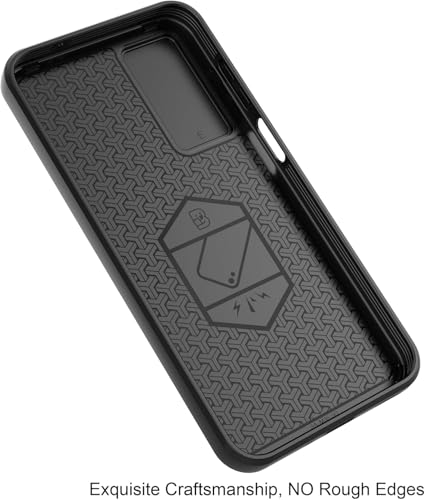 Image of SHINESTAR Tough Armor Samsung M35 5G Bumper Back Case Cover | Ring Holder & Sliding Camera Shield Cover | 360 Degree Protection Back Case Cover for Samsung Galaxy M35 5G (Black)