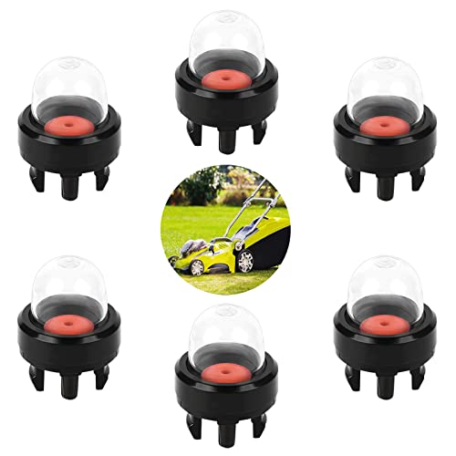 Primerpumpe, 6 Stück Snap in Primer Bulb Pump,Vergaser Primer PumpePrimer Bulb, Primer Bulb Pump, Geeignet für Rasenmäher, Gebläse und Trimmer