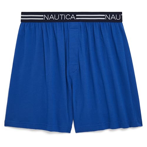 Nautica Men's Classic Cotton Loose Knit Boxers