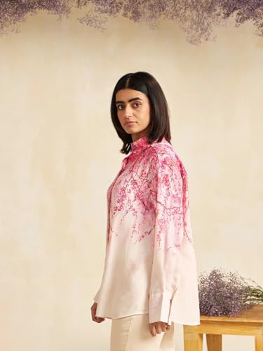 Image of NAINVISH Regular Fit Shirt for Women | Shirt for Women Stylish Shirts for Women Office Wear | Cotton Blend Shirts for Women