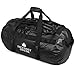 The Friendly Swede Duffel Bolsa de Viaje y Deporte Convertible en Mochila - Duffle Bag (Capacidad: 30l/ 60l/ 90l) (90L Negro)