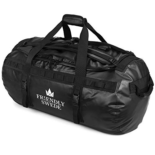The Friendly Swede Duffel Bolsa de Viaje y Deporte Convertible en Mochila: Duffle Bag