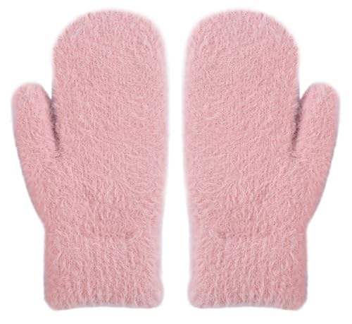 Eohak Winter Warm Mittens for Women - Knit Gloves...