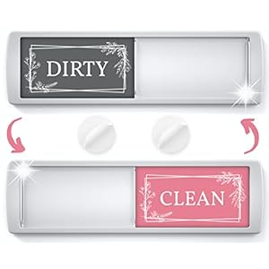 Stylish Clean Dirty Dishwasher Magnet Si...