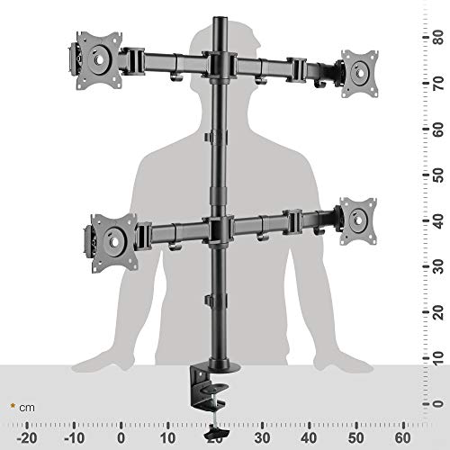 RICOO Supporto monitor scrivania TS6011 Girevole