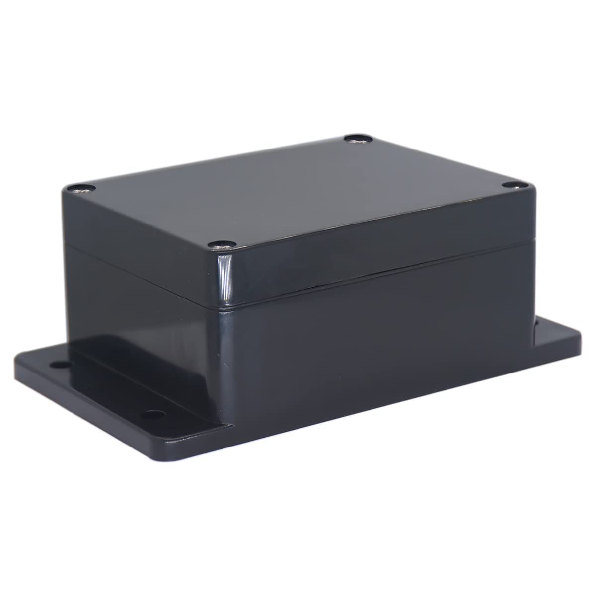 YETLEBOX Watertight Junction Box, IP67 Waterproof Project Box Durable ABS Plastic Electronic Enclosure Case for DIY Electrical Project with Wall Fixed Ear 4.53" x 3.54" x 2.17"(115 x 90 x 55 mm)