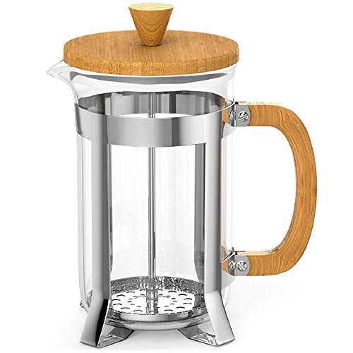Coffee Culture Bamboo Size: 1000Ml French Press/Plunger...