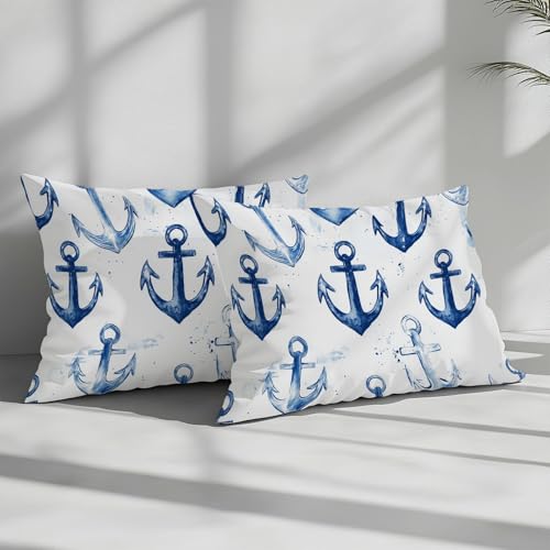 Housse de couette 220x240 anti-plis en microfibre aquarelle - 8