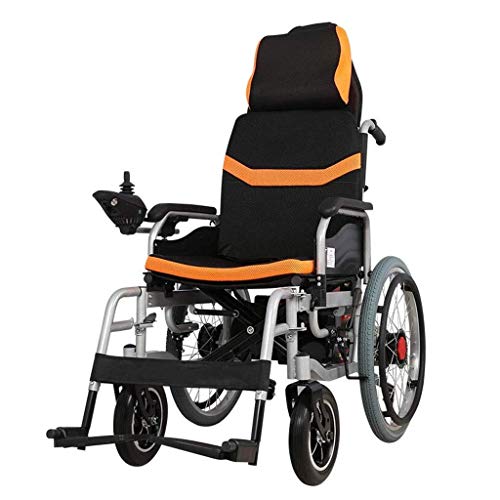 Neochy Fashion Portable Wheelchair Folding Heavy Duty Powerchair With Headrest And Armrest Manual/Electric Switching Aluminum Alloy Frame For Disabled Elderly Portable #TOP30