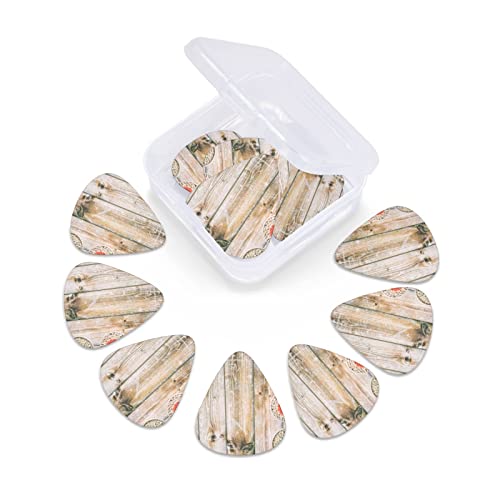 Lot de 12 médiators en bois pour guitare électrique, acoustique ou basse, avec accessoires de guitare de 0,46 mm, 0,71… - Les Beatles, Paul McCartney, John Lennon, RIngo Starr, George Harrison Lot de 12 médiators en bois pour guitare électrique, acoustique ou basse, avec accessoires de guitare de 0,46 mm, 0,71… – Image 7