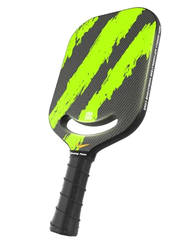 Warping Point Ascent Pickleball Paddles | Carbon Fiber Pickleball Racket with Aero Throat | Textured...