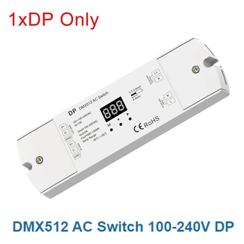 Contrôleur variateur LED DMX512 AC 110V 220V avec décodeur RDM et écran digital - 2