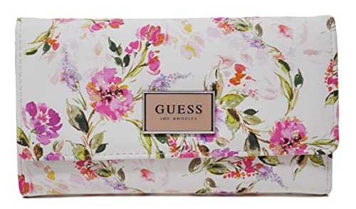 GUESS Factory Abree Logo Saffiano Slim Wallet