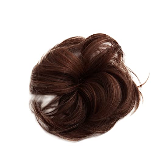 HairDo Modern Chignon Color R6/30H CHOCOLATE COPPER Extensions Claw Clip Loose Hair Bun Tru2Life Heat Friendly Synthetic Soft Waves Hairpiece image 5