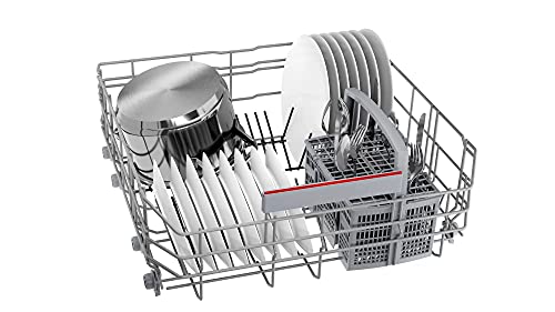 Bosch SGV4HAX48E Serie 4 Geschirrspüler Vollintegriert, 60 cm breit, Besteckkorb, Silence Programm besonders leise, Extra Trocknen auf Knopfdruck, InfoLight roter Lichtpunkt am Boden – Bild 8