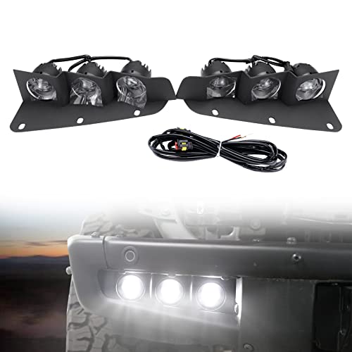 HAKA TOUGH LED Fog Lights for 2021 2022 2023 2024 2025 Ford Bronco 2/4