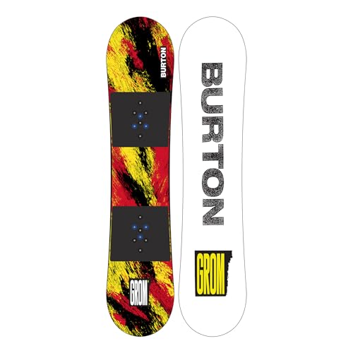 Kids' Burton Grom Snowboard, 110cm, Ketchup/Mustard