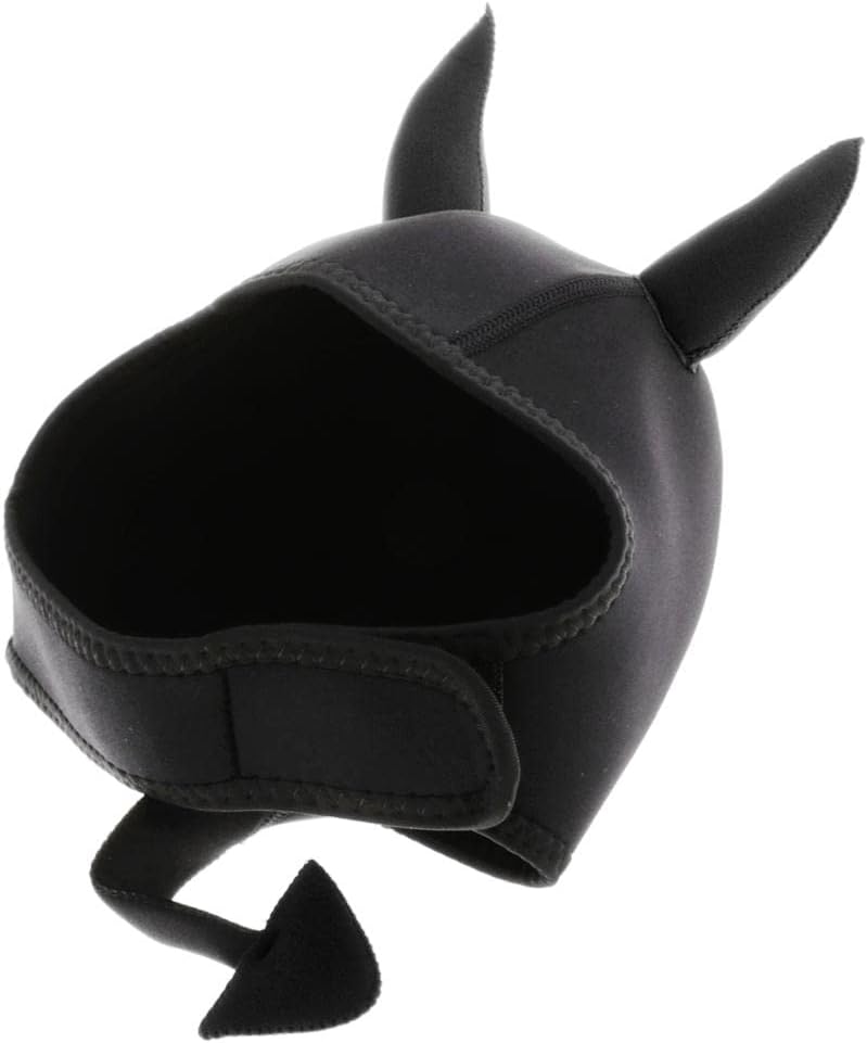 3mm Scuba Wetsuit Hood Premium Thermal Headgear for Diving | Weight Neoprene Full Face Mask for Men Women Youth | Surfing Snorkeling Kayaking Sailing Balaclava Dive Hood - Black